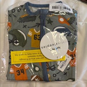 Football Themed Baby Footie